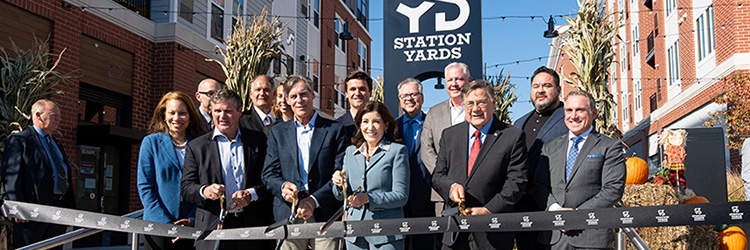 TRITEC Real Estate holds ribbon <br>cutting and groundbreaking at Station Yards
